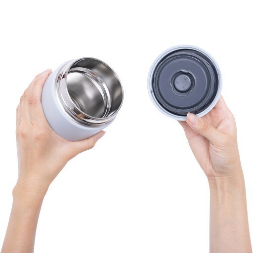 Termos obiadowy Zojirushi 300ml Szary - stal, próżniowy, szczelny