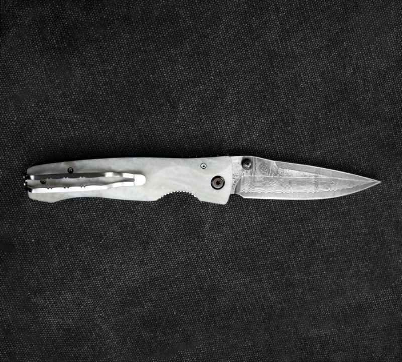 Nóż składany Mcusta Elite Corian Damascus