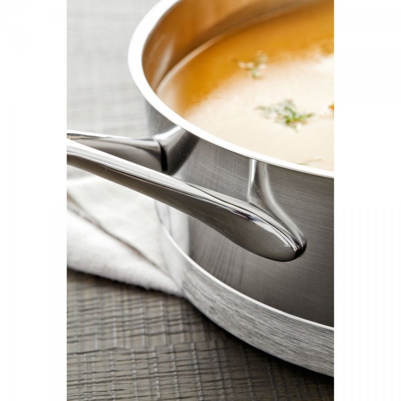 Patelnia Głęboka 2H Z Pokrywką 24 Cm Atlantis 7 Demeyere