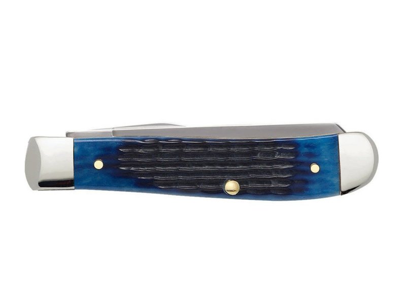 Nóż Case Rogers Mini Trapper SS Blue Bone