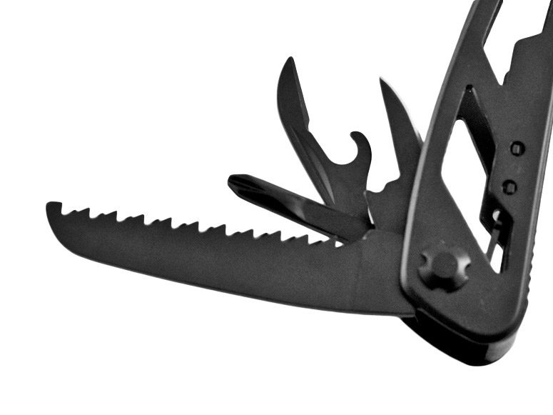 Narządzie wielofunkcyjne Ganzo G104 - lekki multitool z piłą, stal 440C, do survivalu i kempingu - 104 mm - Ganzo