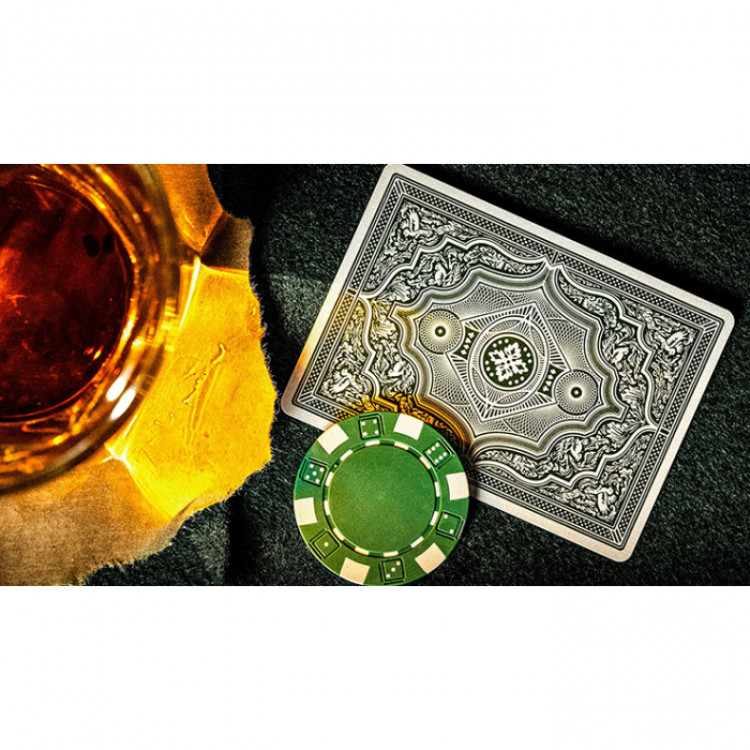 Karty Ellusionist Green Cohort 54szt Vintage Casino