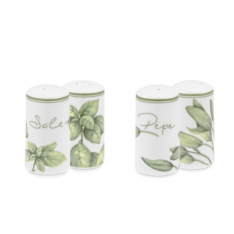 LA PORCELLANA BIANCA COLTIVIA Zestaw Do Soli I Pieprzu Coltivia