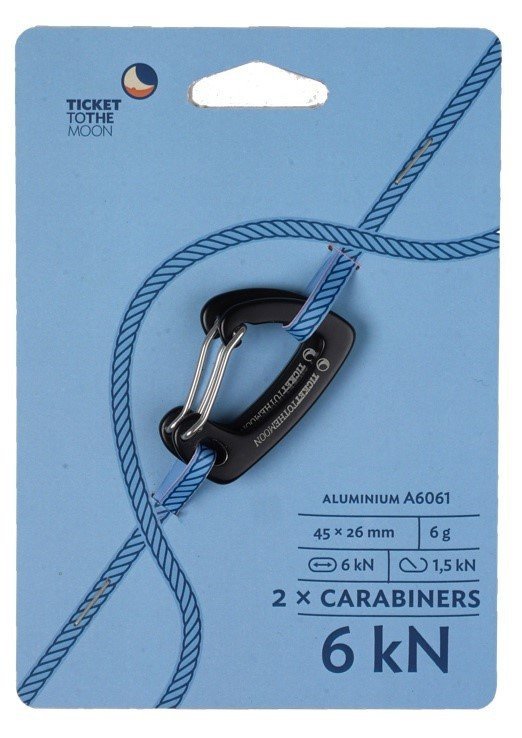 Karabinek TTTM 6kN - zestaw 2szt.