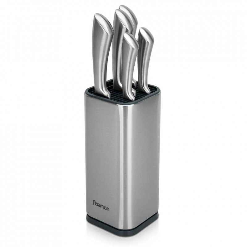 Fissman Zestaw noży JARL 6 pr. w metalowym stojaku