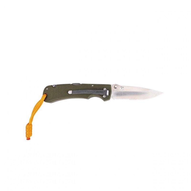 Nóż EDC składany ze sznurkiem  Homey's, DIY, Karl, stal nierdzewna G10, pudełko