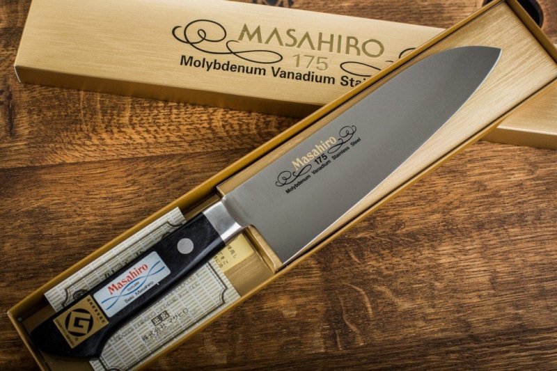 Nóż Masahiro Bessen Yanagiba 24 cm sushi jednostronny stal