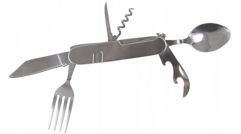 Scyzoryk Niezbędnik 6w1 + Pokrowiec Oliv Mil-tec