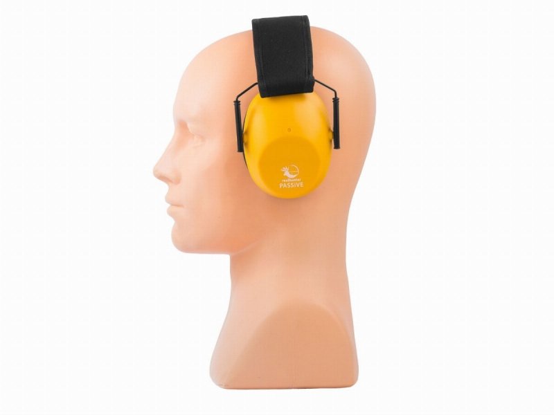 Słuchawki ochronne pasywne RealHunter PASSiVE pomarańczowe