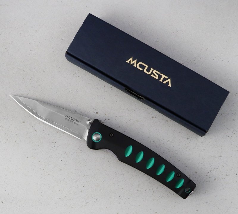 Mcusta Katana VG-10 Black/Green 8,5 cm