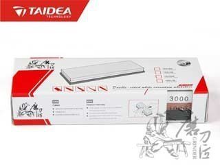 Ostrzałka kamienna Taidea TG6310 - Dwustronna gradacja 1000/3000, prowadnica do kąta, do noży kuchennych i narzędzi - 27 mm - Taidea