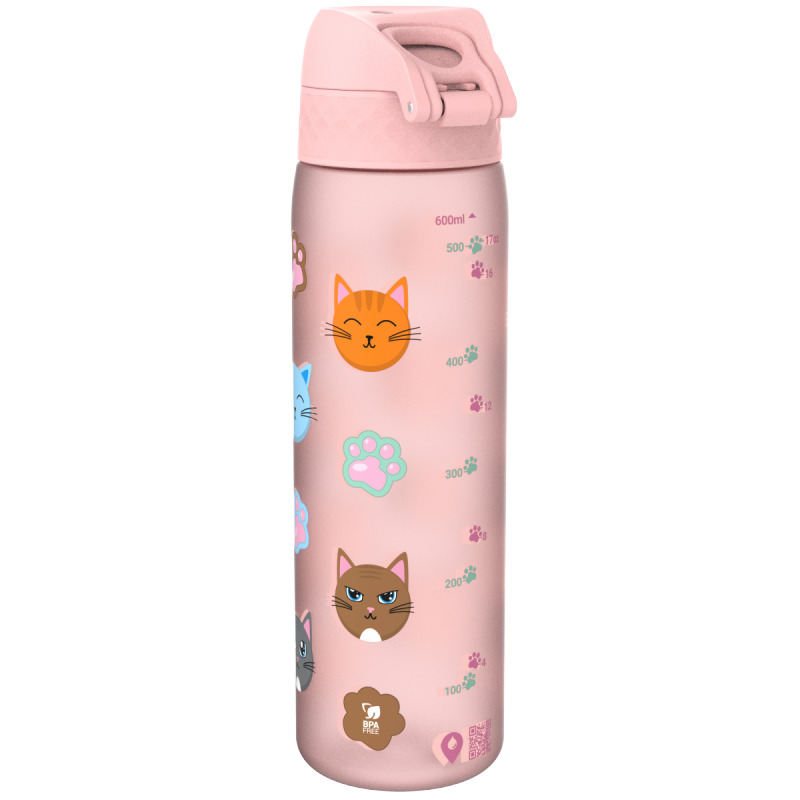 Butelka Ion8 BPA free Cats, 500ml, tritan, kolorowa