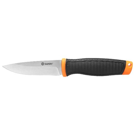 Nóż bushcraftowy Ganzo G806-OR - stal 8Cr14, polimer, drop point