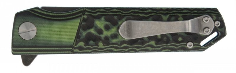 Womsi Wasp nóż składany zielono-czarne G10 S90V