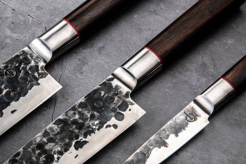 Zestaw 3 Noży Forged Sebra w Pudełku, uniwersalny Zestaw