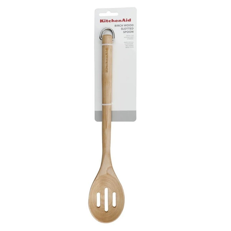 KitchenAid łyżka drewniana z dziurkami  CORELINE Birch