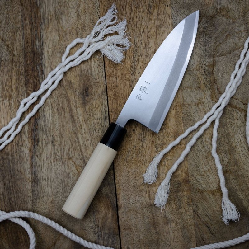 Ittetsu Forge Shirogami#2 nóż Deba 16,5 Cm do ryb