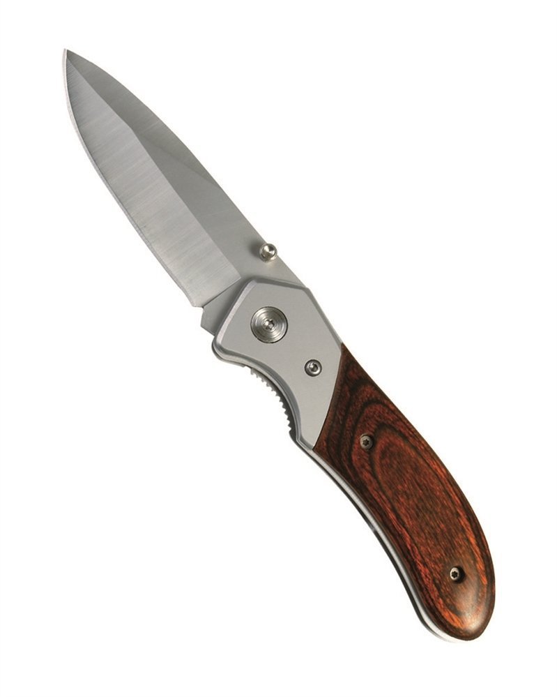 Nóż składany MIL-TEC Drewniana Rękojeść 15315000