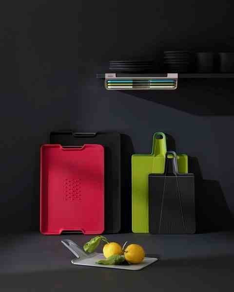 Joseph Joseph Deska od krojenia czarna, Cut&amp;Carve ExLarge