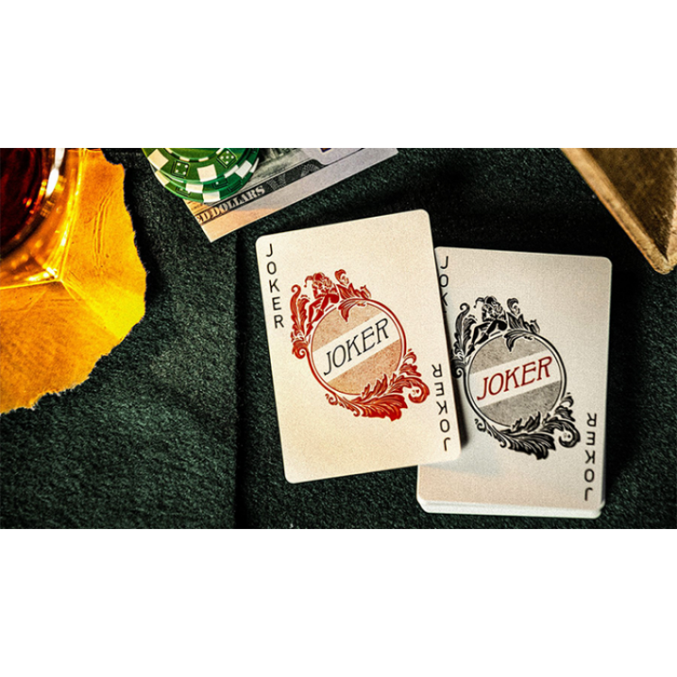 Karty Ellusionist Green Cohort 54szt Vintage Casino