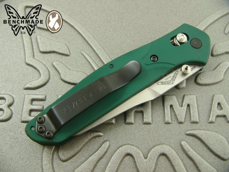 Nóż Benchmade 940 Osborne - Lekki, wytrzymały nóż składany z blokadą AXIS®, do kempingu i survivalu - Ostrze 86 mm - Benchmade