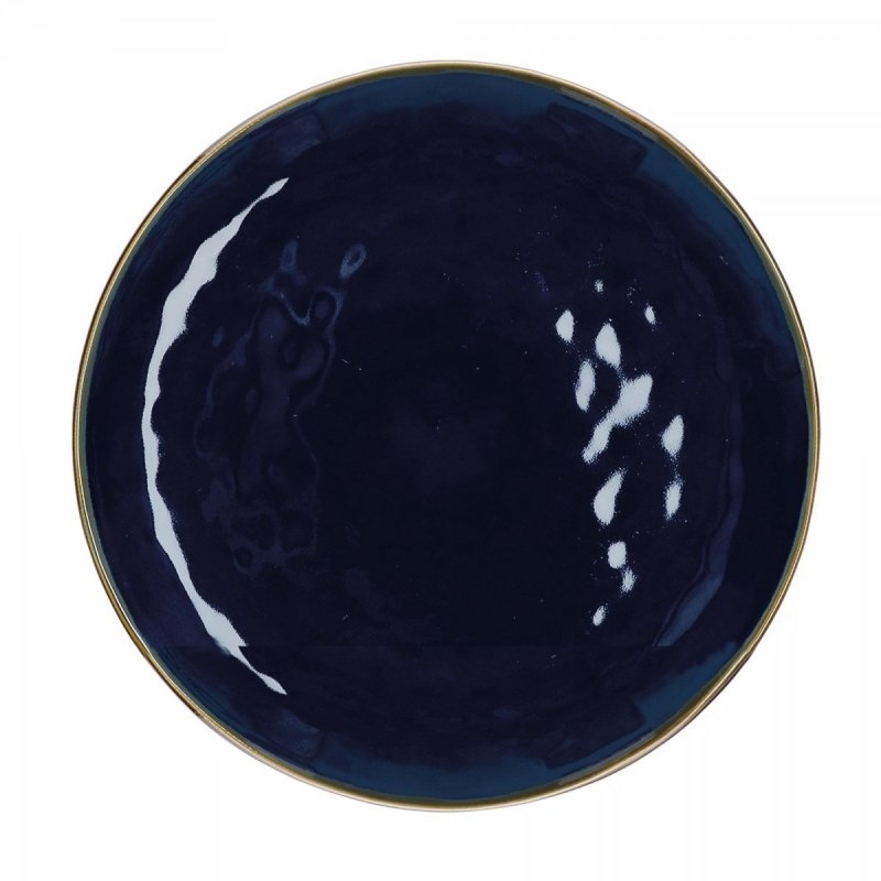 Zestaw 2 Półmisków Okrągłych 32 Cm Concerto Blu Cobalto Rose&Tulipani