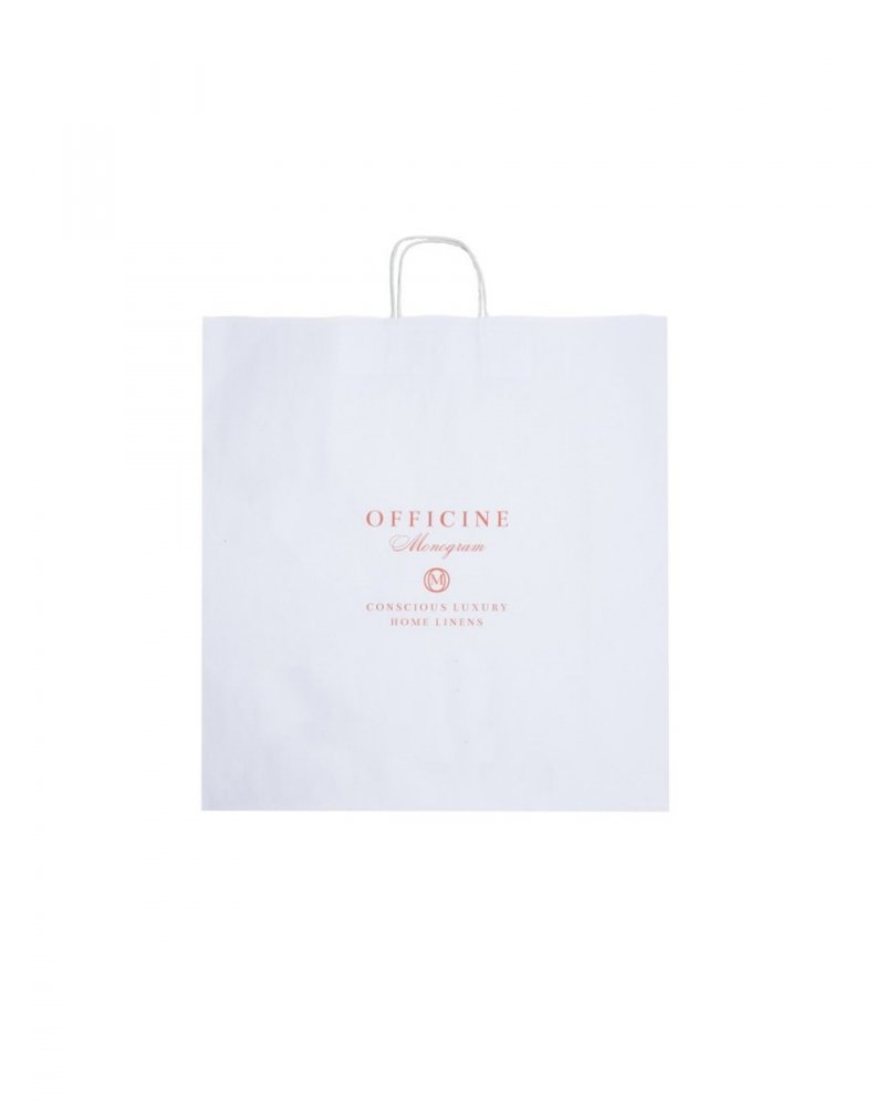 OM-Torba zakupowa papierowa Officine Monogram