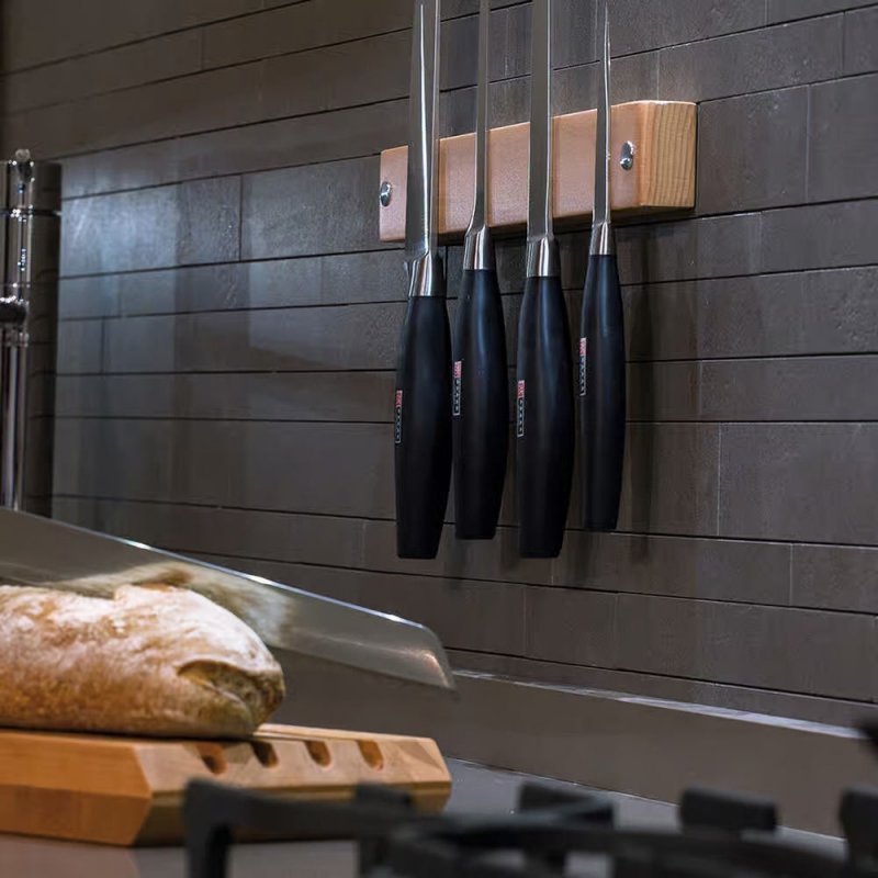 Magnetyczna Listwa Na Noże Z Drewna Bukowego 35 Cm Artelegno