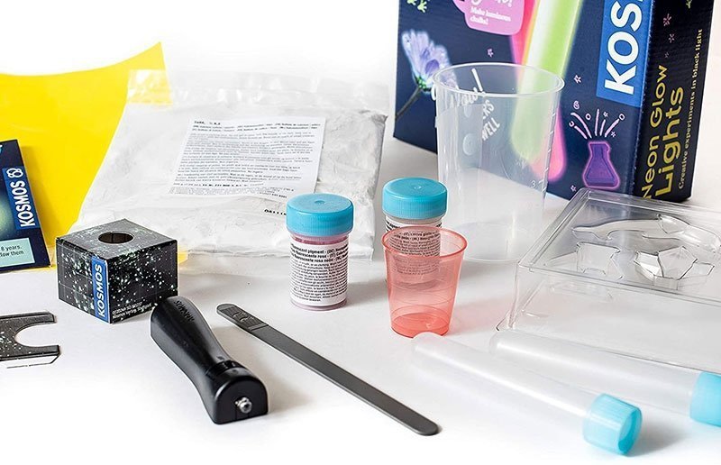 Zestaw Naukowy Fun Science Neon Glow Lights - Eksperymenty UV