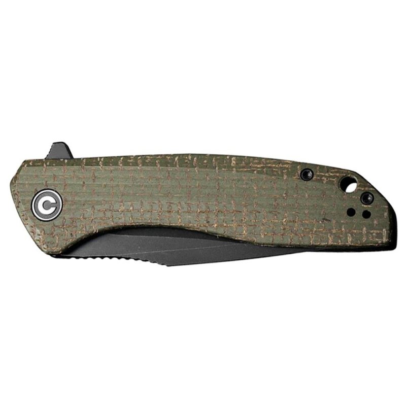 Nóż składany Civivi Baklash C801K green micarta