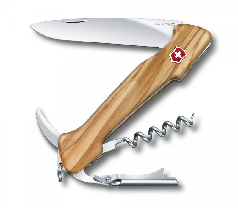 Scyzoryk Victorinox Delemont Wine Master, 130 mm, drzewo oliwne 0.9701.64