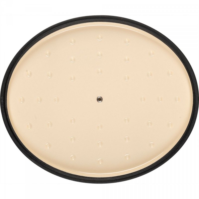 Garnek żeliwny Owalny 4.5l Czarny Bellamonte Ballarini