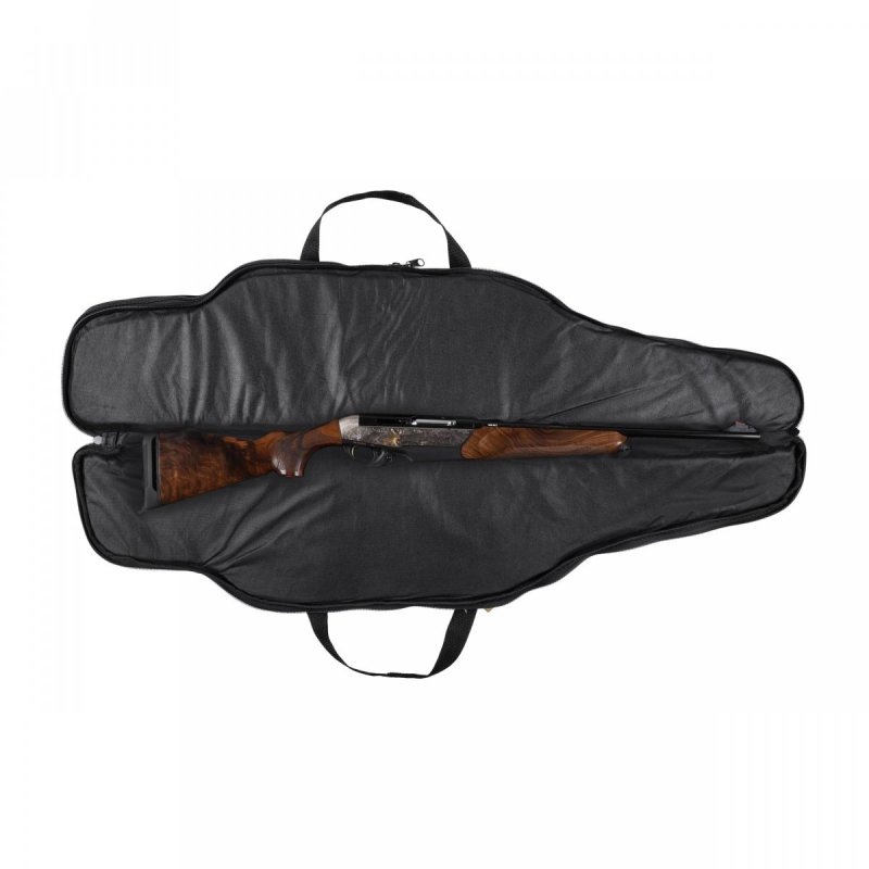 Pokrowiec Forsport na dwie jednostki broni G3 02 1.32m, kolor czarny haft tarcza duża beżowa