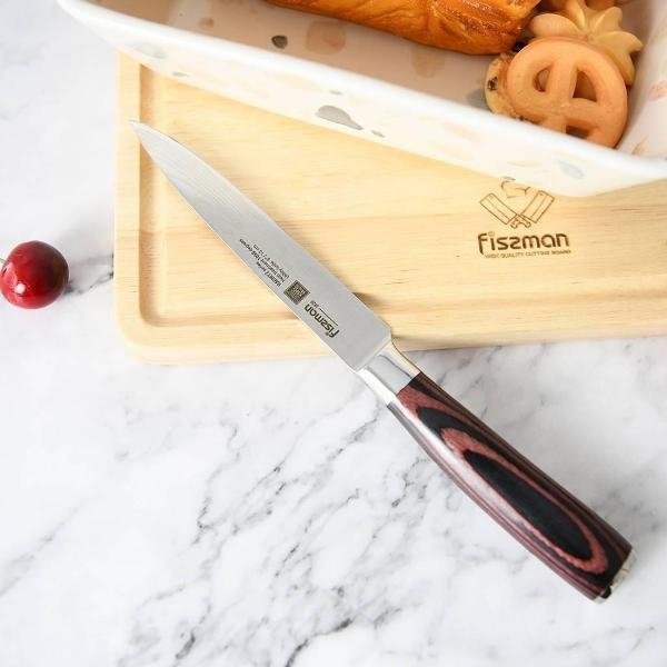 Nóż szefa Fissman Ragnitz 13 cm - stal, drewno, zmywarka