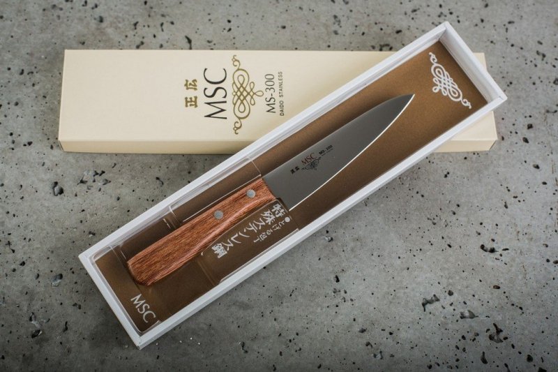 Nóż Masahiro MV-H Chef 27 cm POM MBS-26 HRC 58-59 lekki