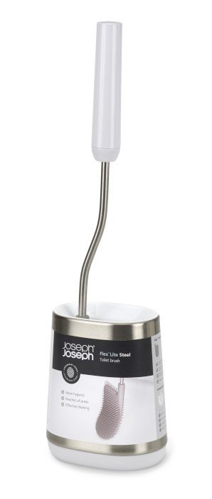 Joseph Joseph Szczotka toaletowa Flex™ Lite, stalowa