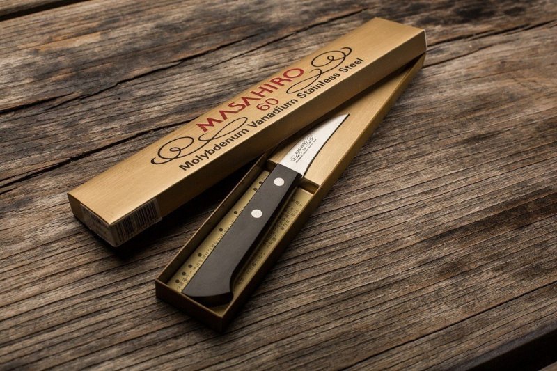 Nóż Masahiro BWH Peeling 6 cm zakrzywiony MBS-26 precyzyjny