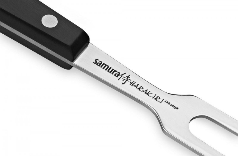 Widelec do mięsa Samura Harakiri SHR-0065B, stal, ergonomiczny