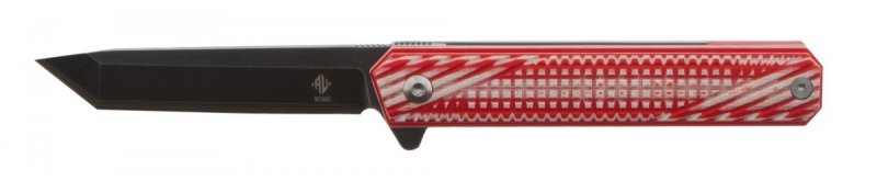 Womsi Wolf nóż składany tanto red white G10 S90V