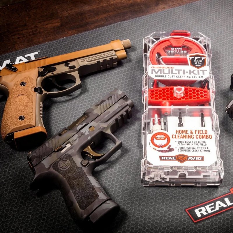 Zestaw narzędzi do czyszczenia broni Real Avid Gun Boss Multi-Kit do .357 / .38 / 9 mm
