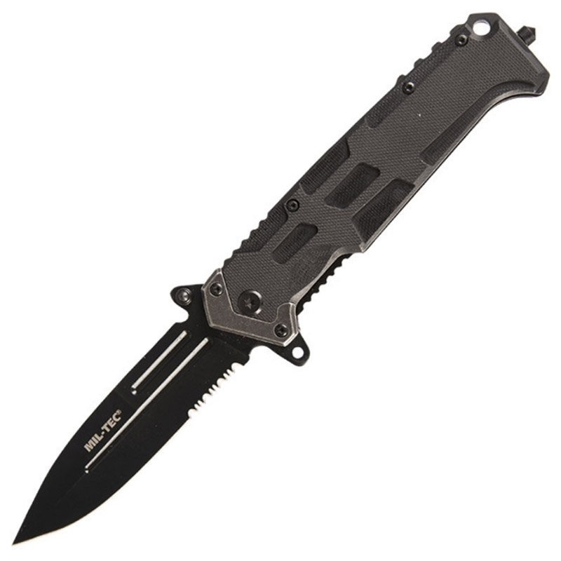 Nóż składany Mil-Tec Assault G10 Black (15325500)