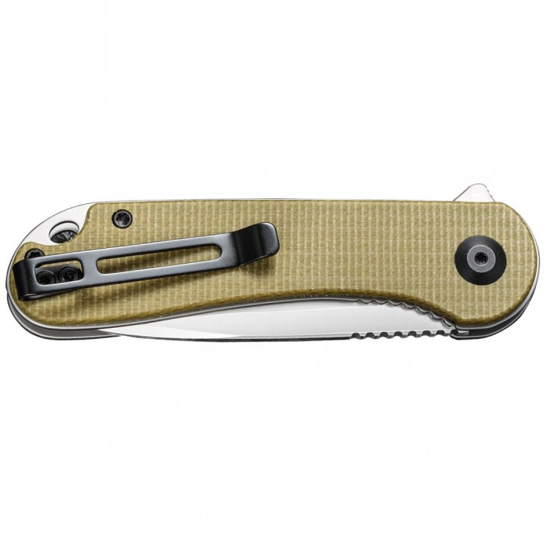 Nóż składany Civivi Elementum C907S olive micarta