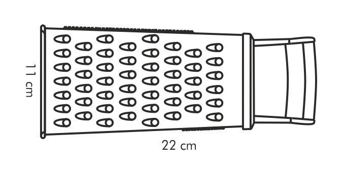 Tarka duża z uchwytem z tworzywa HANDY Tescoma