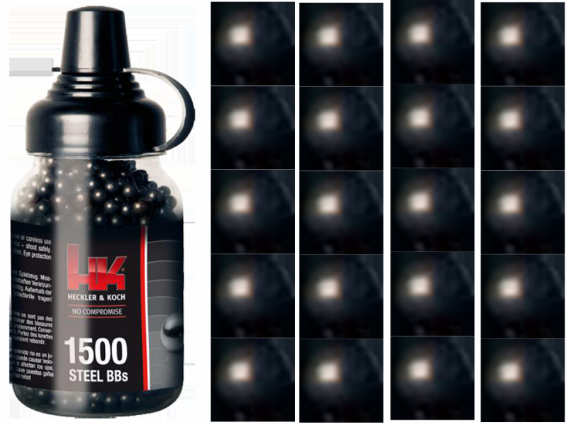 Śrut BBs Heckler&amp;Koch 4,5 mm 1500 szt. Premium