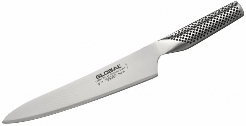 Nóż do porcjowania Global G-3 - lekki, wytrzymały, ergonomiczny, stal Cromova 18 - 21 cm - Global
