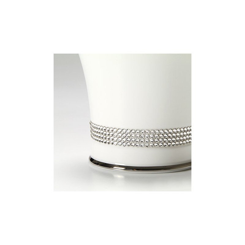 Kubek do kawy z kryształkami Swarovskiego (platyna)