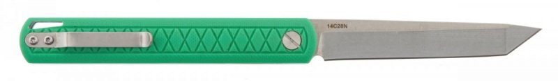 Womsi Wolf nóż składany tanto green G10 14C28N