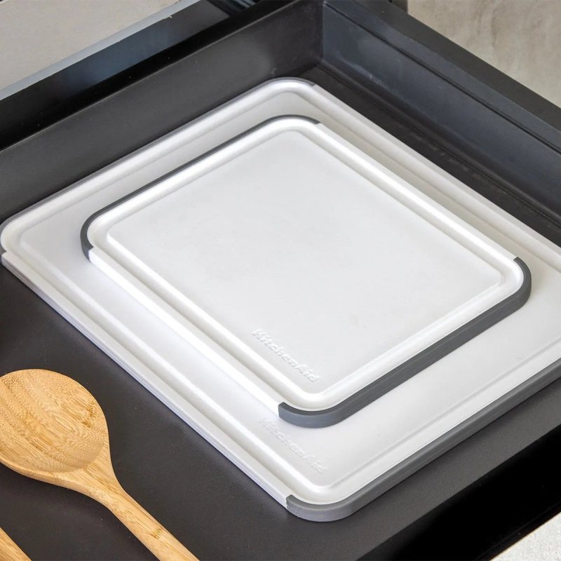 KitchenAid Deska Plastikowa 20x25cm z Rowkiem Antypoślizgowa