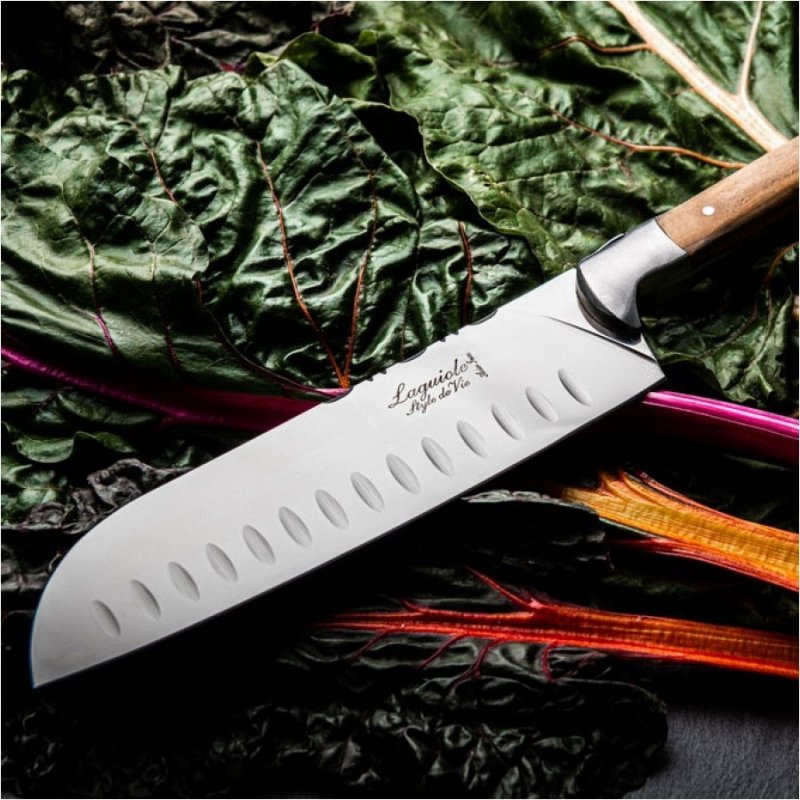 Nóż Laguiole Santoku Olive 17 Cm uniwersalny