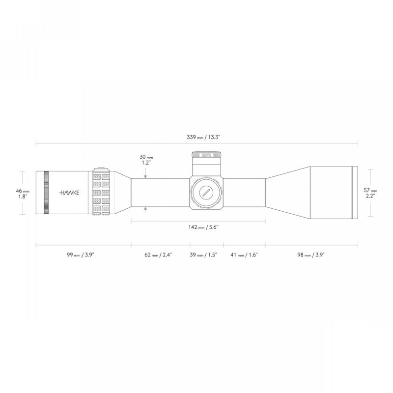 Luneta celownicza Hawke SideWinder 30 4-16X50 SR Pro Gen II